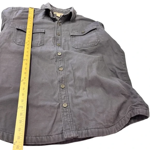 Duluth Trading Fleece Lined Canvas Workwear Jacket Heavy Men’s Size XL-Tall - Picture 10 of 11